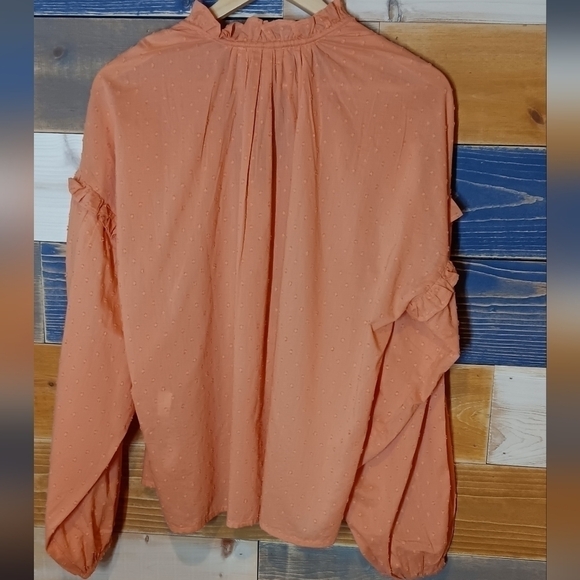 Cleobella Phoenix Blouse Coral Large NWT - Picture 11 of 11